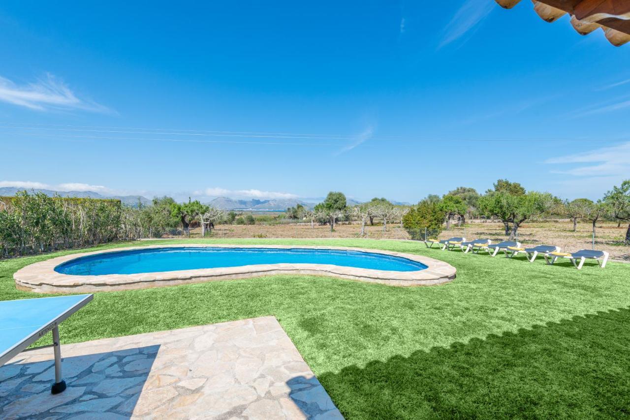 Villa Pou D,Ambroitx, Pool And Sea Views In Alcudia Экстерьер фото